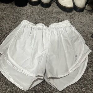 Nike Women's White Athletic Shorts